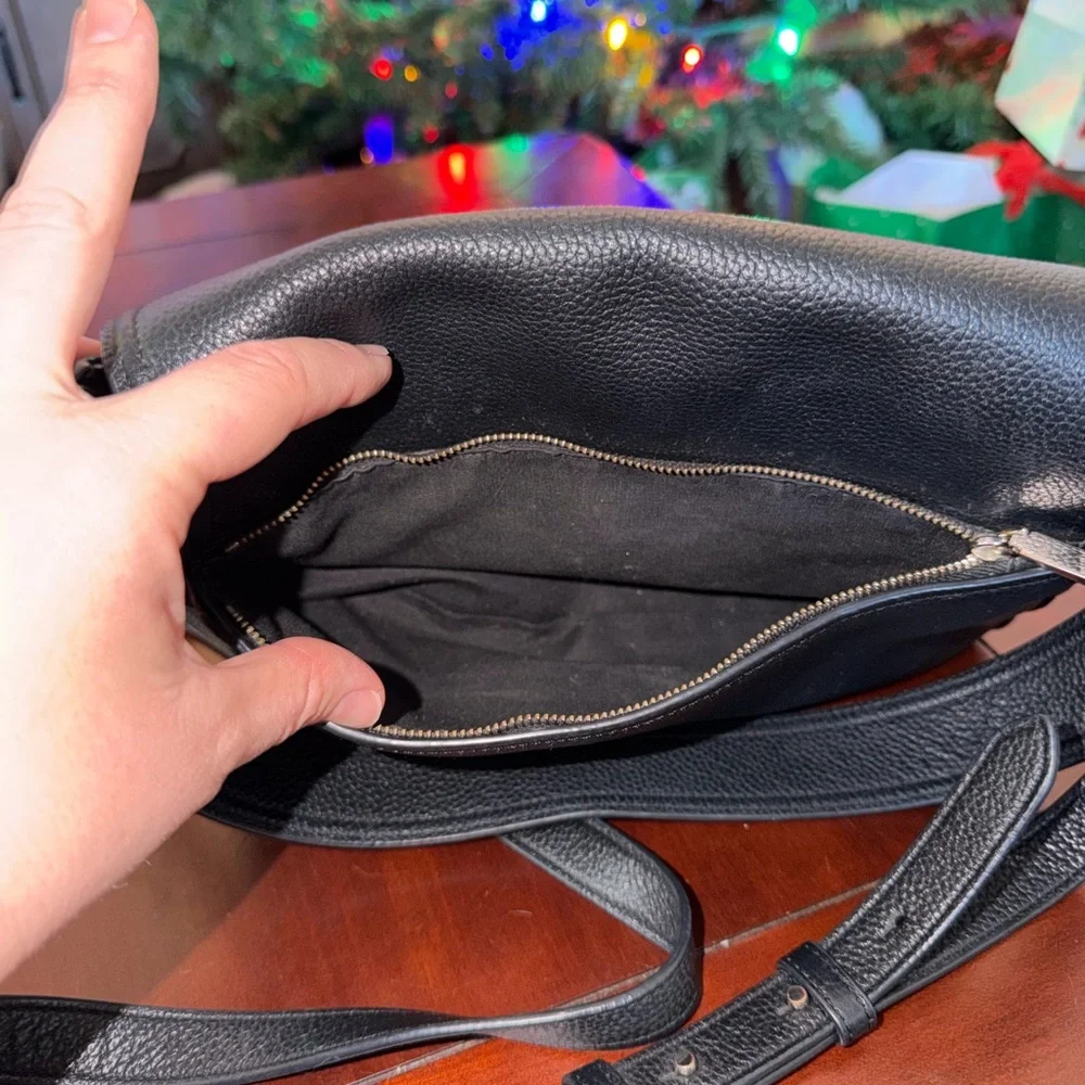 Kate Spade Black Pebbled Crossbody Bag - Picture 5 of 8